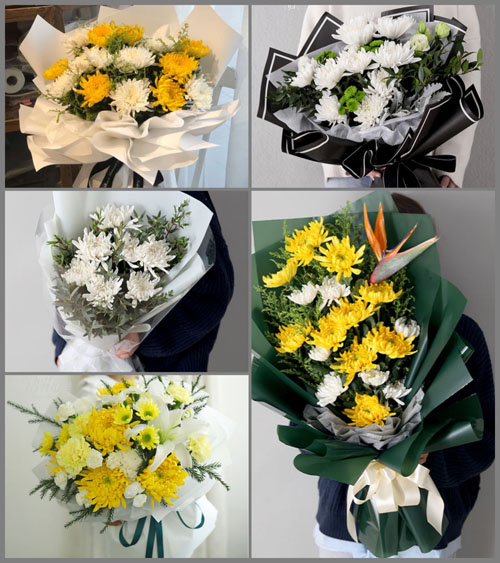 四川成都崇州市白头镇甘泉村白事花束代送